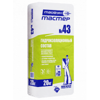 Гидроизоляционный состав «Тайфун Мастер» №43 20кг