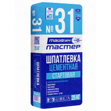 Шпатлевка серая цементная «Тайфун Мастер» №31 25 кг