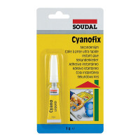 Секундный клей SOUDAL CYANOFIX 84A 3 гр
