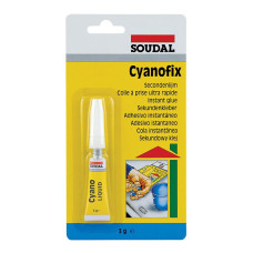 Секундный клей SOUDAL CYANOFIX 84A 3 гр