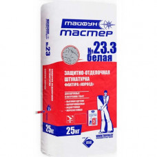 Защитно-отделочная штукатурка Тайфун Мастер КОРОЕД №23 БЕЛАЯ 25кг